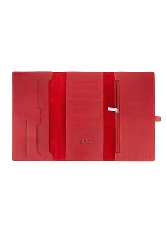Портмоне з натуральної шкіри WP-08br Shabby Red Berry Червоний Hi Art (269089234)