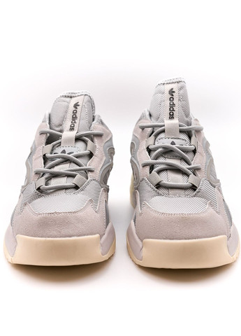 Бежевые демисезонные кроссовки мужские grey beige, вьетнам adidas Streetball II
