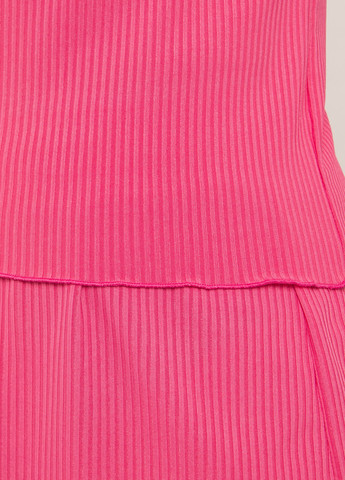 Рожева всесезон піжамний жіночий комплект трійка в рубчик, халат, футболка з шортами рожевий Maybel