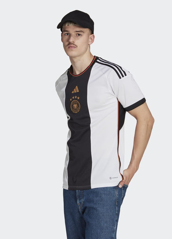Домашня футболка Germany 22 adidas логотип білий спортивні