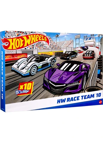 Набор машинок Hot Wheels Race Team 1:64 10 шт. (HMK47) Mattel (273480611)