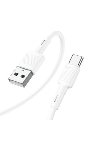 USB кабель X83 Type-C 3A 1 м цвет белый ЦБ-00209852 Hoco (259467806)