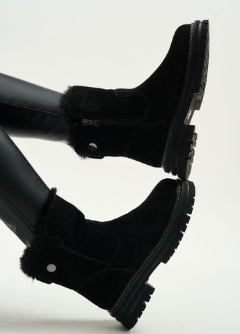 Зимние ботинки 180632 Lonza из натуральной замши