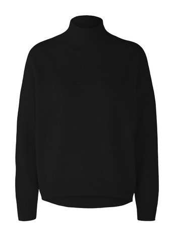 Чорний демісезонний жіночий светр чорний джемпер Oui