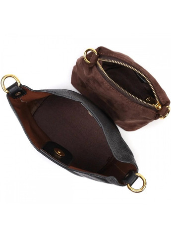 Молодіжна жіноча шкіряна сумка з косметичкою 22363 Vintage (276705718)