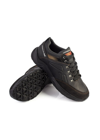 Черные демисезонные кроссовки мужские бренда 9402082_(1) ModaMilano