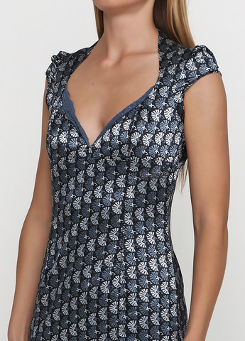 Серое кэжуал платье Miss Sixty с абстрактным узором