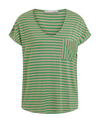 Зеленая женская футболка зелёный Oui