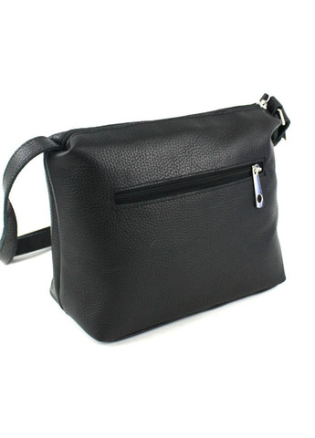 Женская кожаная сумка на плечо черная Borsacomoda (272950028)