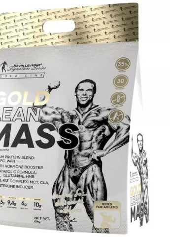 Gold Lean Mass 6000 g /200 servings/ Strawberry Kevin Levrone (256777166)