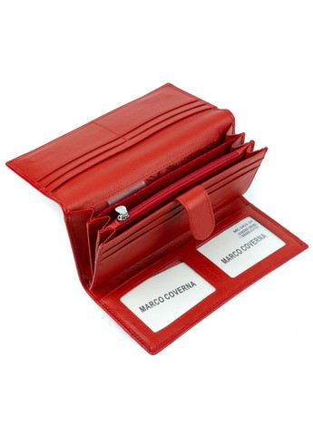 Яркий качественный кошелек из кожи MC-1415-2 (JZ6622) красный Marco Coverna (259752487)