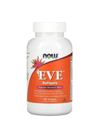 Мультивітаміни для Жінок EVE - 180 софтгель Now Foods (278006779)