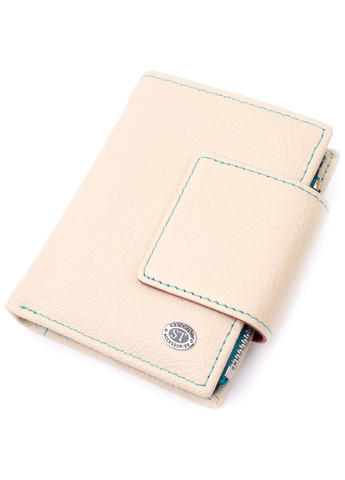 Оригінальне портмоне для жінок із натуральної шкіри 19451 Білий st leather (277980534)