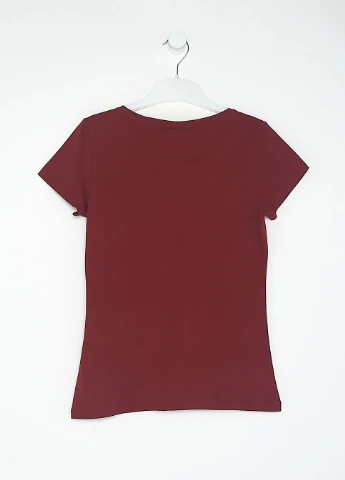 Футболка,цегляний, Basic H&M - (260008623)