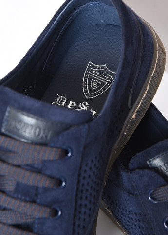 Темно-синие демисезонные кроссовки мужские темно-синего цвета Let's Shop