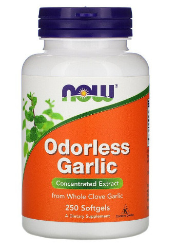Odorless Garlic 250 Softgels Now Foods (256721641)