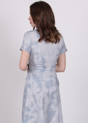 Сиреневое кэжуал платье женское 120 рисунок софт сиреневое Актуаль