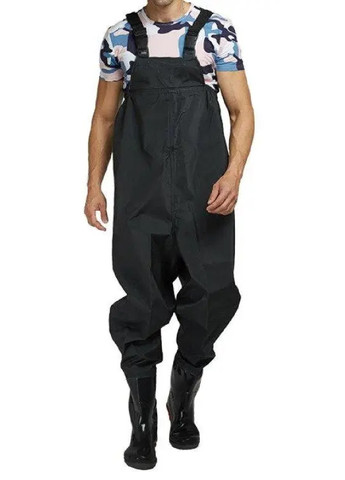 Заброды рыболовные одежда для рыболовов комбинезон вейдерсы с подтяжками 45 размер (476070-Prob) Черный Unbranded (276249312)