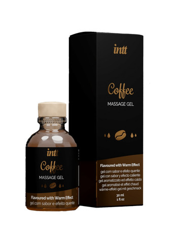 Масажний гель для інтимних зон Coffee (30 мл) розігріваючий Intt (277235598)