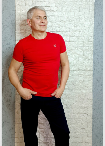 Червона футболка з коротким рукавом Armani Jeans