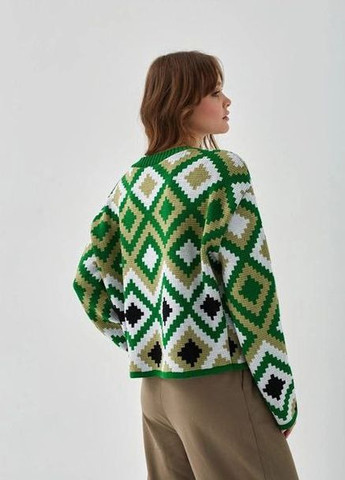 Зеленый свитер лайт зеленый Guash