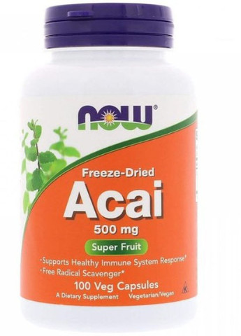 Acai 500 mg 100 Veg Caps Now Foods (256722779)