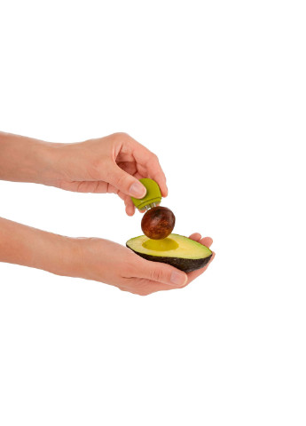 Нож для чистки авокадо 3 в 1 салатовый Ernesto комбинированный
