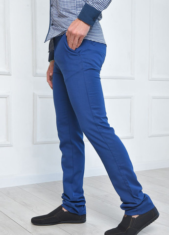 Штани чоловічі синього кольору розмір 29 Let's Shop (277151300)