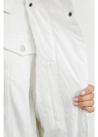 Белая демисезонная пальто a20-32026-201 Finn Flare