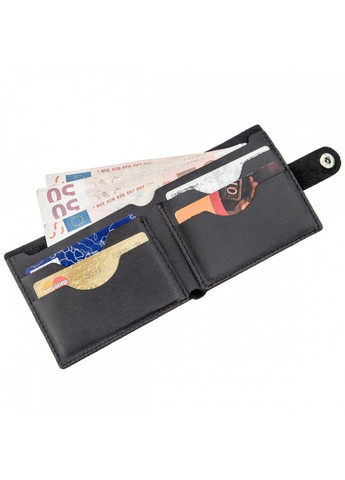 Чоловічий гаманець зі шкіри 16217 Чорний Shvigel (262523355)