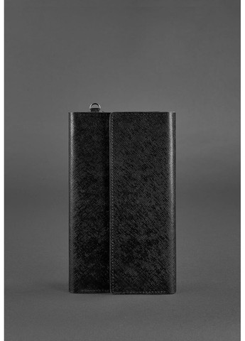 Женский кожаный клатч-органайзер (Тревел-кейс) 5.1 черный Blackwood BN-TK-5-1-BW BlankNote (264478306)