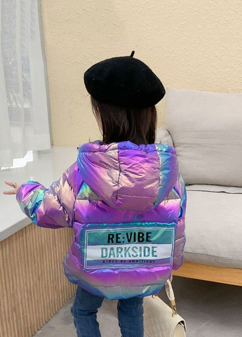 Фиолетовая демисезонная куртка демисезонная для девочки 7189 130 см фиолетовый 68408 DobraMAMA
