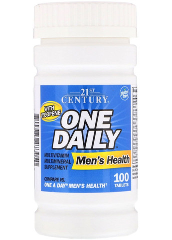 Витаминно-минеральный комплекс для мужчин One Daily Men's Health 100 tabs 21st Century (277926792)