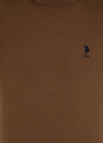 Коричневый свитер u.s. polo assn. мужской U.S. Polo Assn.