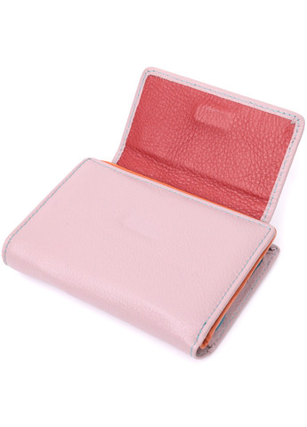 Модний гаманець для жінок з натуральної шкіри 22502 Бежевий st leather (277980413)