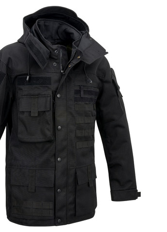 Чорна демісезонна куртка performance outdoor black Brandit