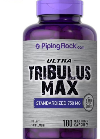 Tribulus Max Standardized Extract 750 mg 180 Caps Piping Rock (257561334)