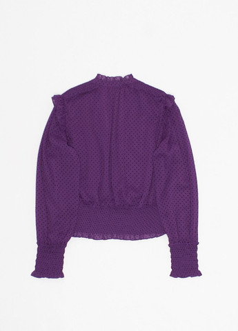 Фиолетовая блуза демисезон,фиолетовый в горох,pimkie No Brand