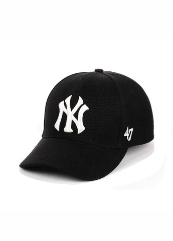 Кепка бейсболка з вишивкою New York (Нью Йорк) M/L Чорний New Fashion кепка с сеткой (258122858)