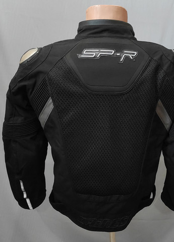 Черная летняя мотокуртка super speed tex Dainese