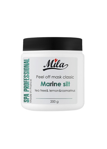 Альгинатная маска Антиакне Дыхание моря Mask Peel-Off Marine Silte Perfect 200 г Mila (269238118)
