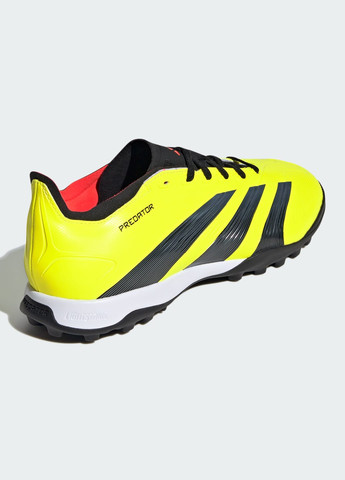 Жовті всесезонні футбольні бутси predator 24 league low turf adidas