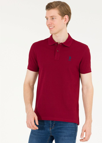 Красная футболка-футболка поло мужское для мужчин U.S. Polo Assn.
