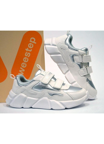Белые демисезонные кроссовки Weestep 4517W