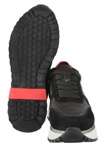 Чорні осінні жіночі кросівки 196412 Deenoor