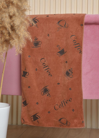 Let's Shop полотенце кухонное микрофибра коричневого цвета однотонный коричневый производство - Китай