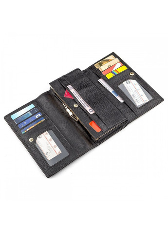 Кошелек из натуральной кожи 18489 (S9001B) Черный BOSTON (262524113)