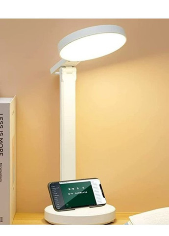 Настольная светодиодная лампа 1278 (встроенный аккумулятор, 1200mAh, 3 режима яркости, USB, 5Вт) - Белый China (257426511)