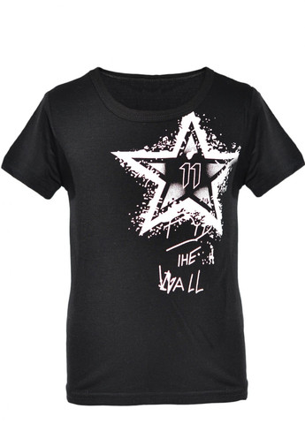 Черная футболки футболка на дівчаток (звезда)16509-736 Lemanta