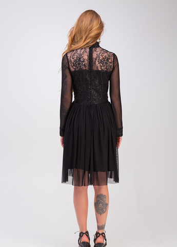 Чорна сукня лаванда чорний Emass